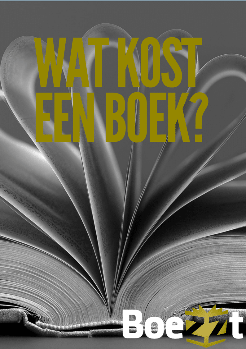 wat kost een boek