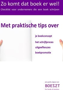 Gratis checklist boek schrijven ondernemers