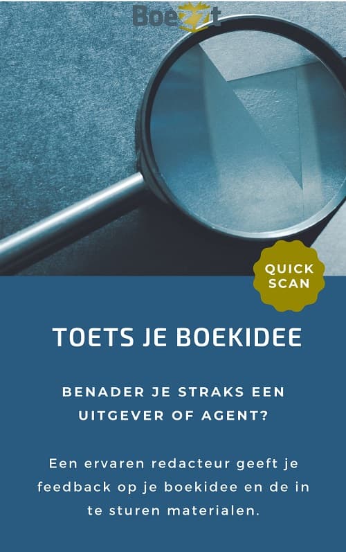 toets je boekidee met een quick scan door een ervaren redacteur